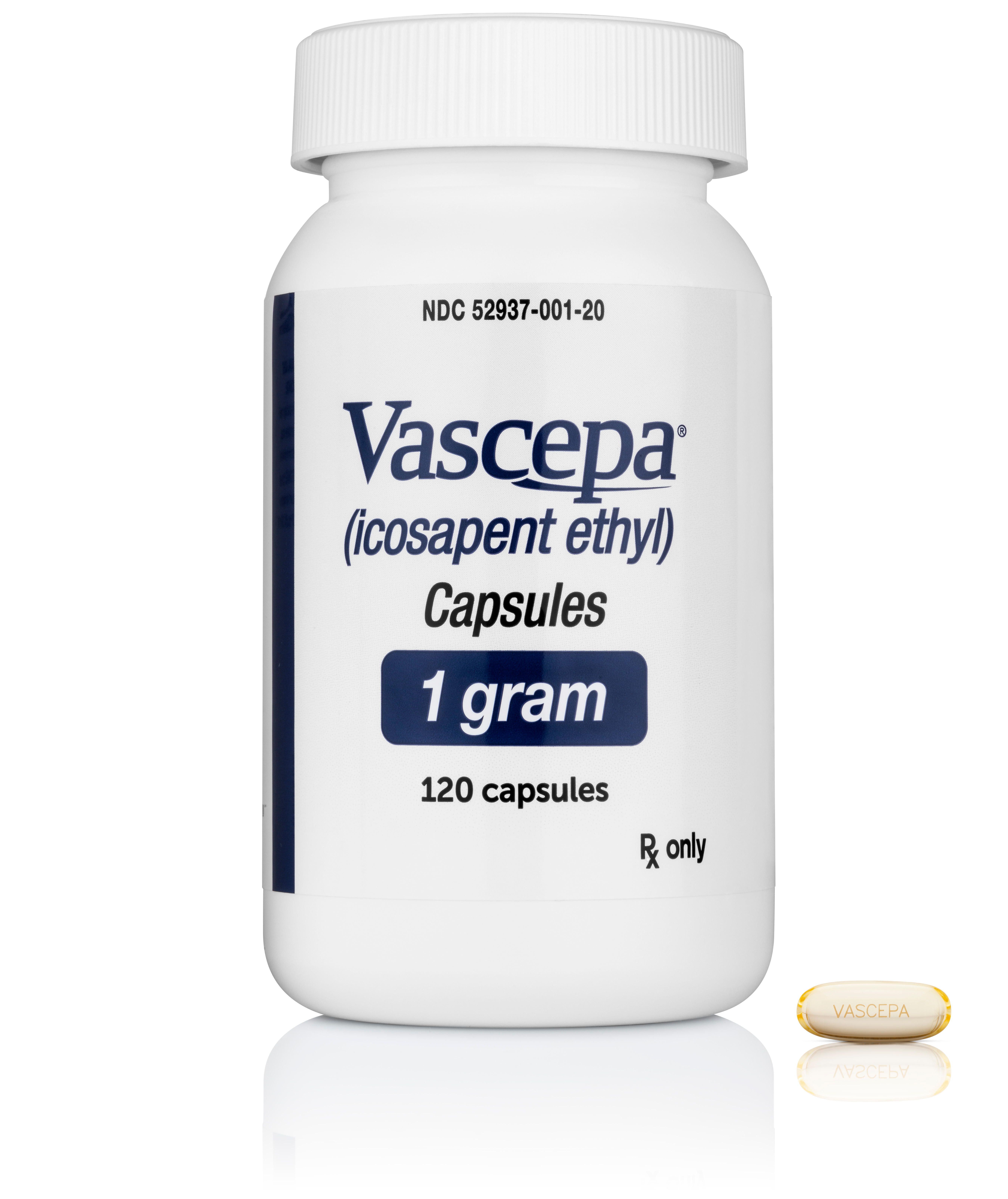 Vascepa bottle and capsule